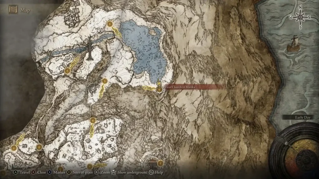 First Church of Marika Sacred Tear Location