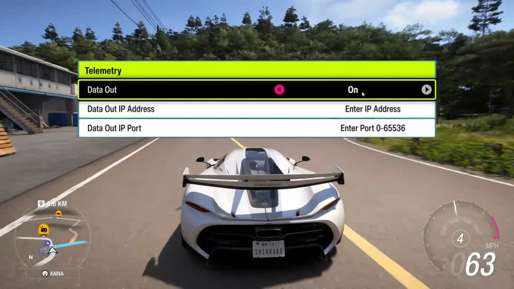 Forza Horizon 6 Segue Telemetry Data Out