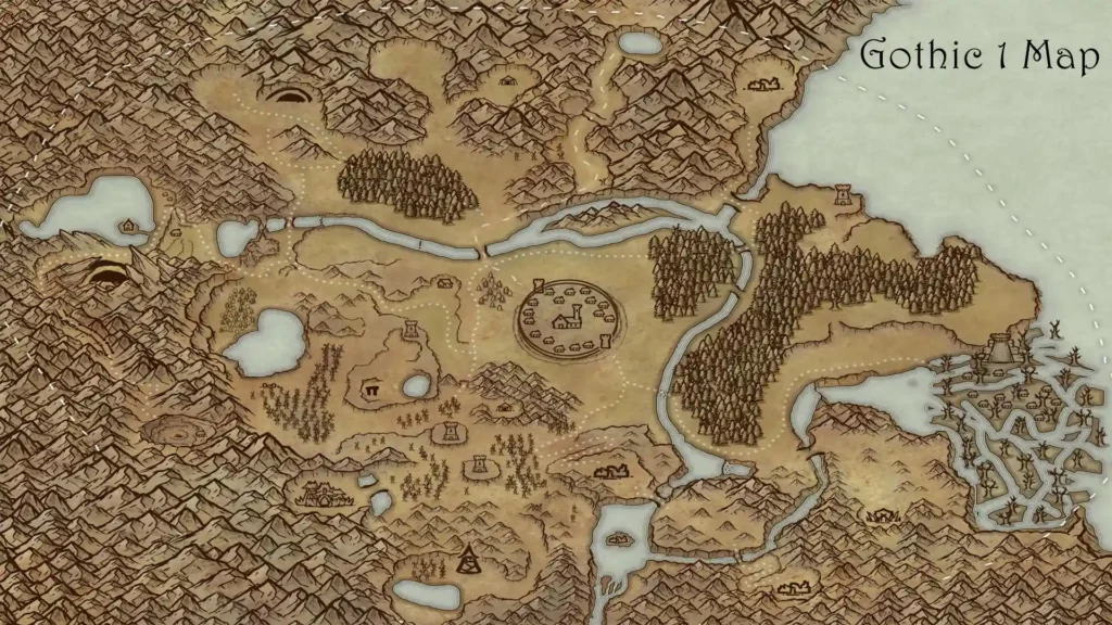 Gothic 1 Map