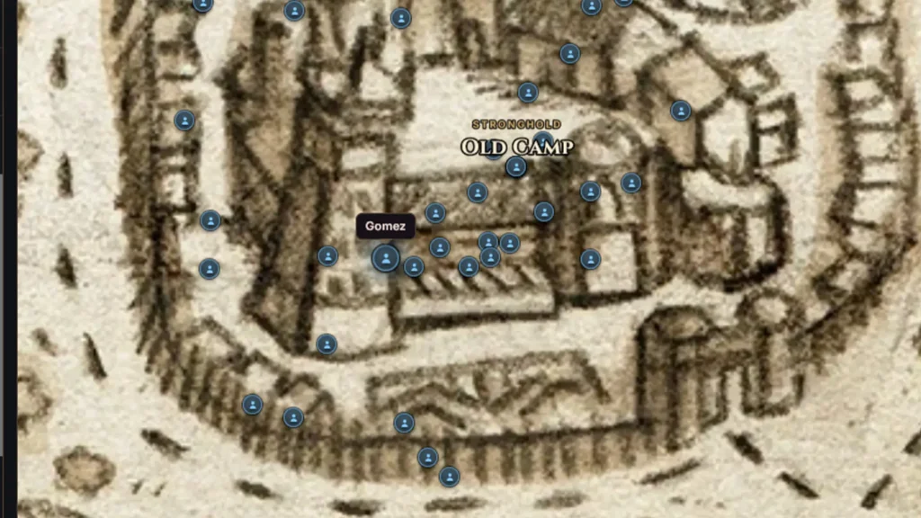 Gothic 1 Remake Gomez location