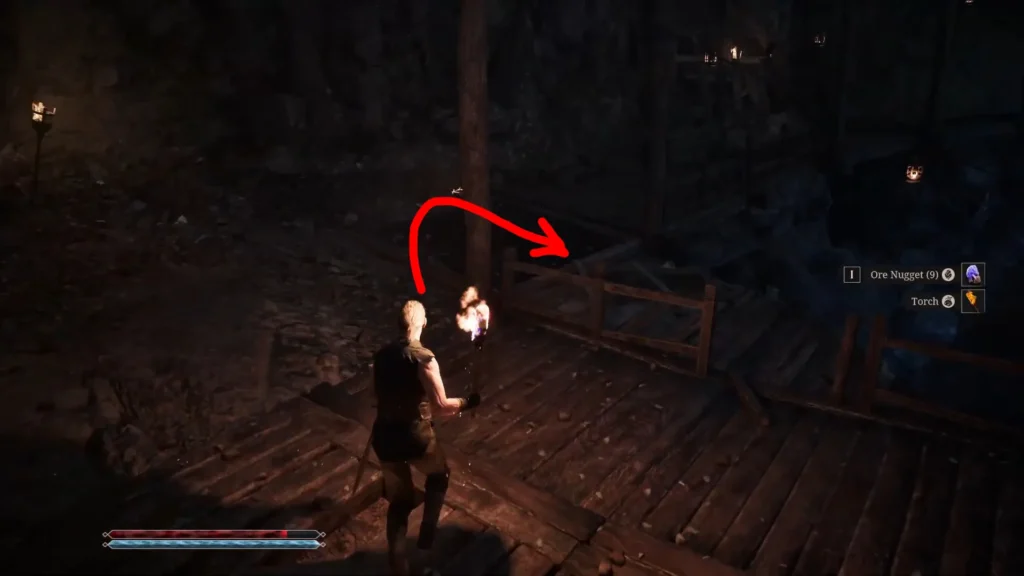 Going below to find Aaron again