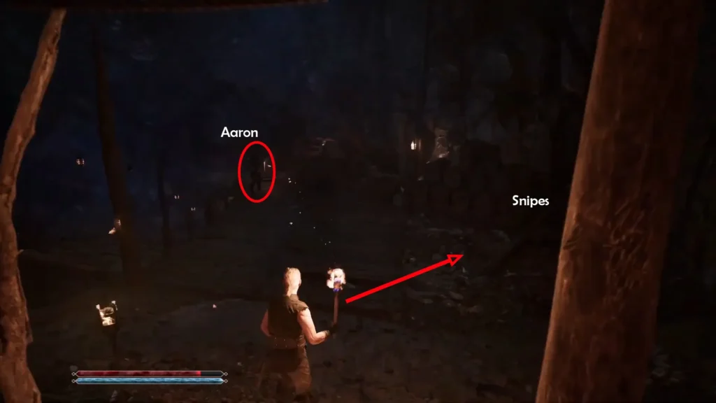 The location of Aaron and Snipes in Gothic Remake