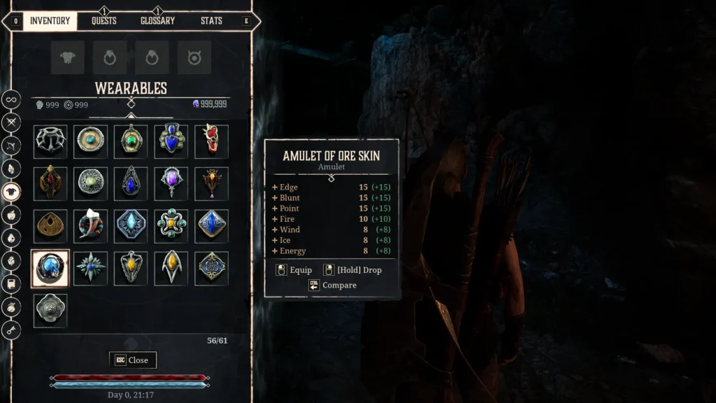 Gothic Remake Amulet of Ore Skin