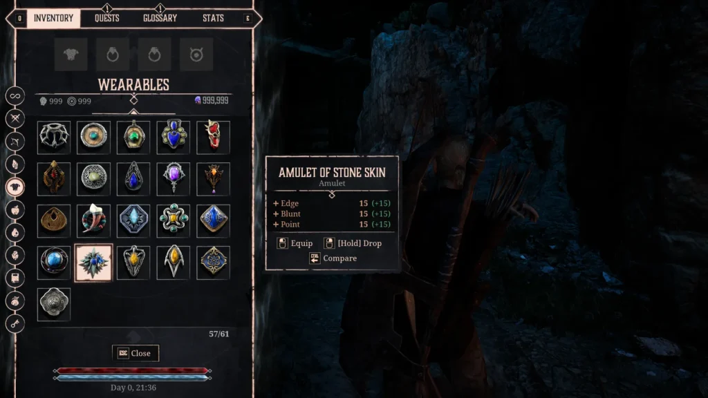Gothic Remake Amulet of Stone Skin
