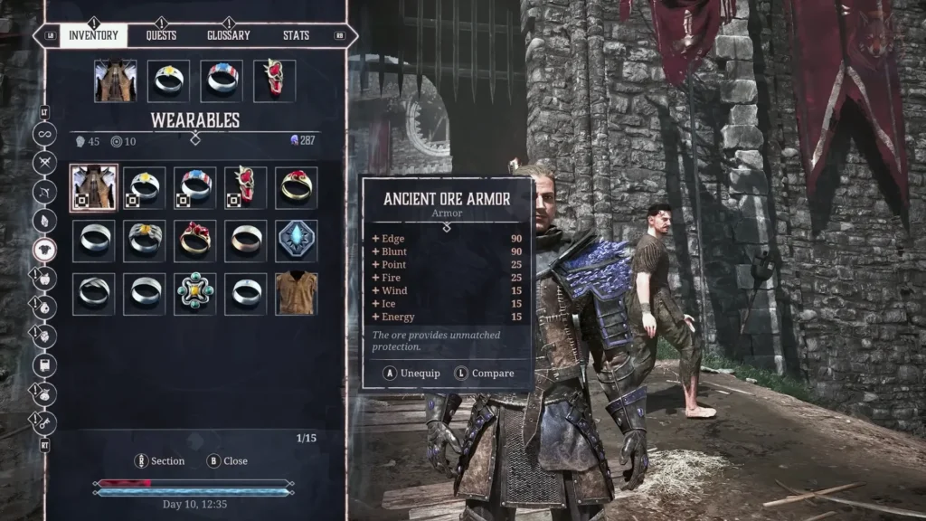 Gothic Remake Ore Armor stats