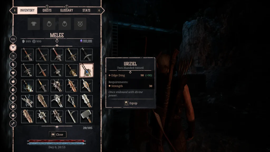 Gothic Remake Uriziel Stats