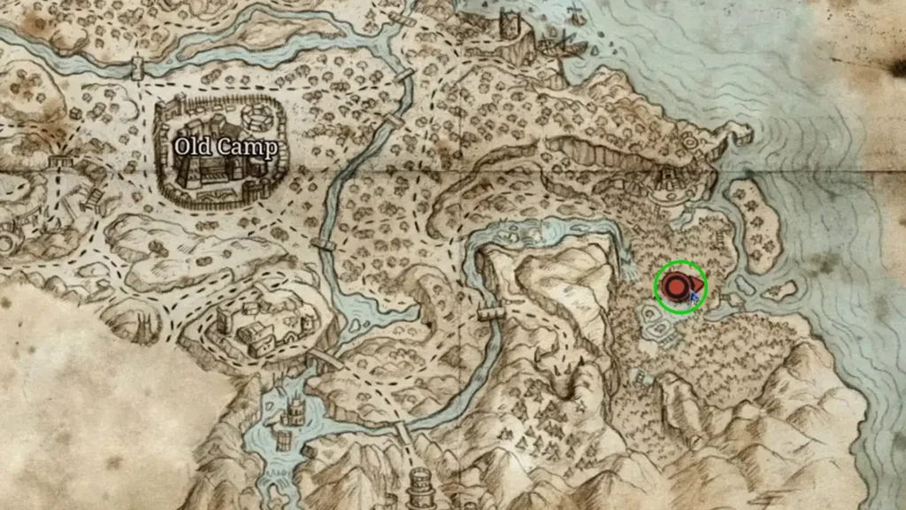 Nyras's Location on the map