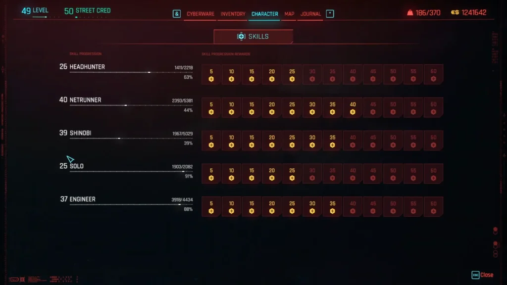 Cyberpunk 2077 Solo Skill