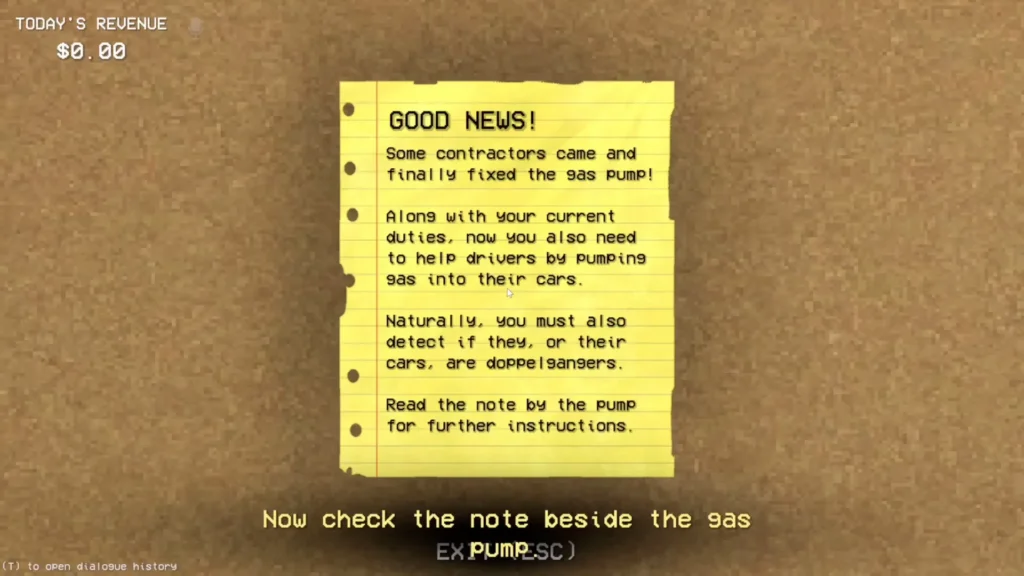 Check the noticeboard Shift at midnight