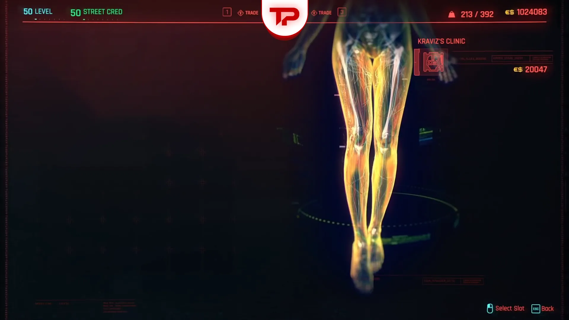 Cyberpunk 2077 Legs Cyberware