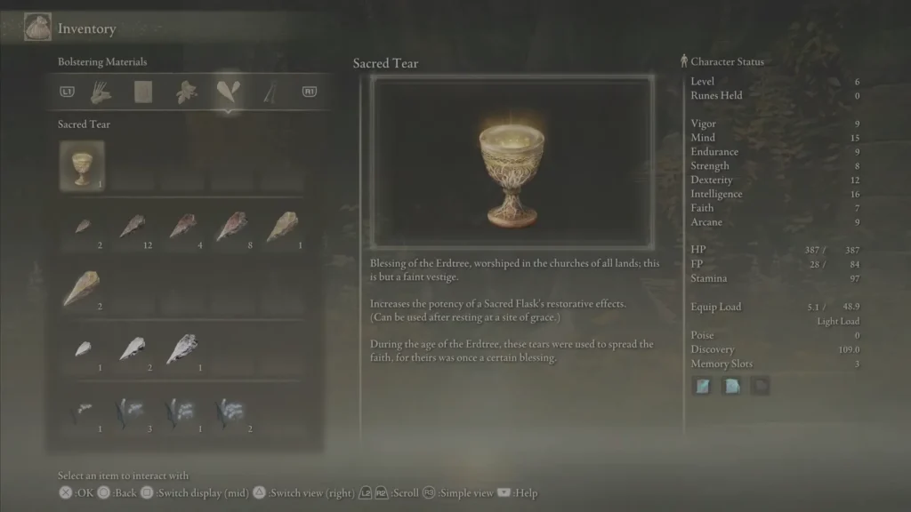 Elden Ring Sacred Tear