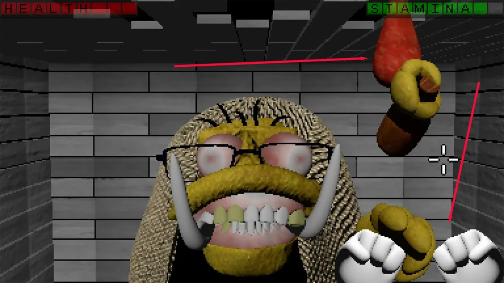 Henry attacks the uvula and get damage Endacopia