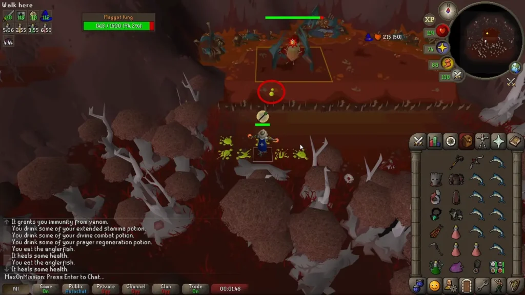 Maggot King Attacks Explained