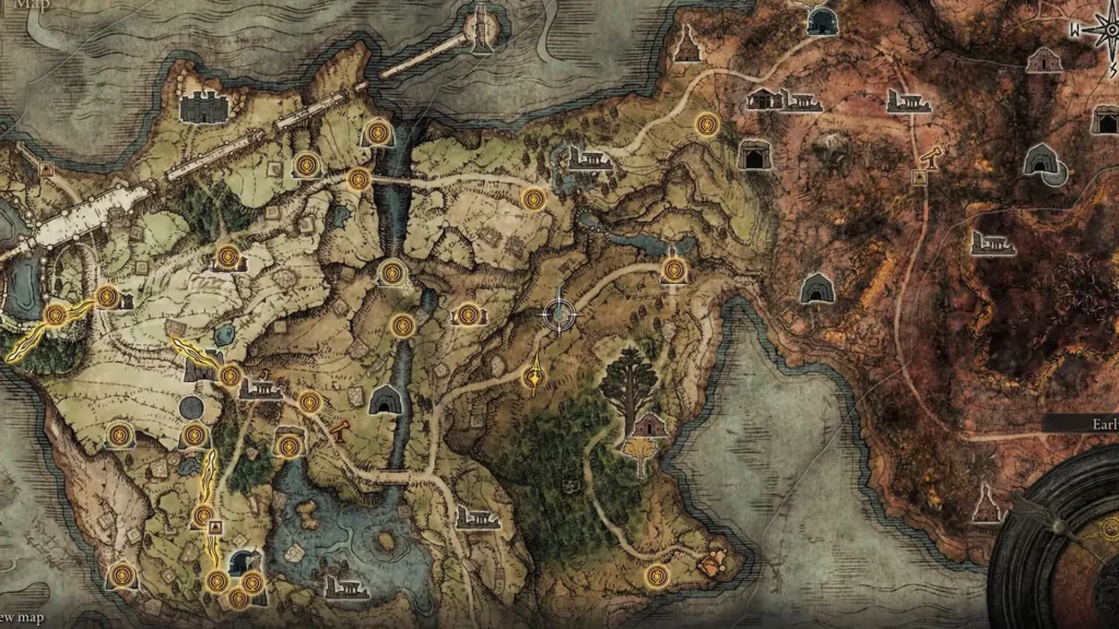 Mistwood Outskirts on the map