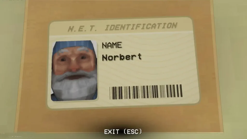 Norberts ID card
