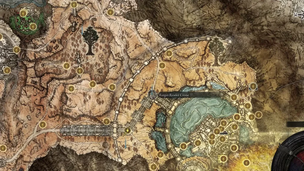 Outer Wall Phantom Tree – Kindred Area Golden Seeds on the map