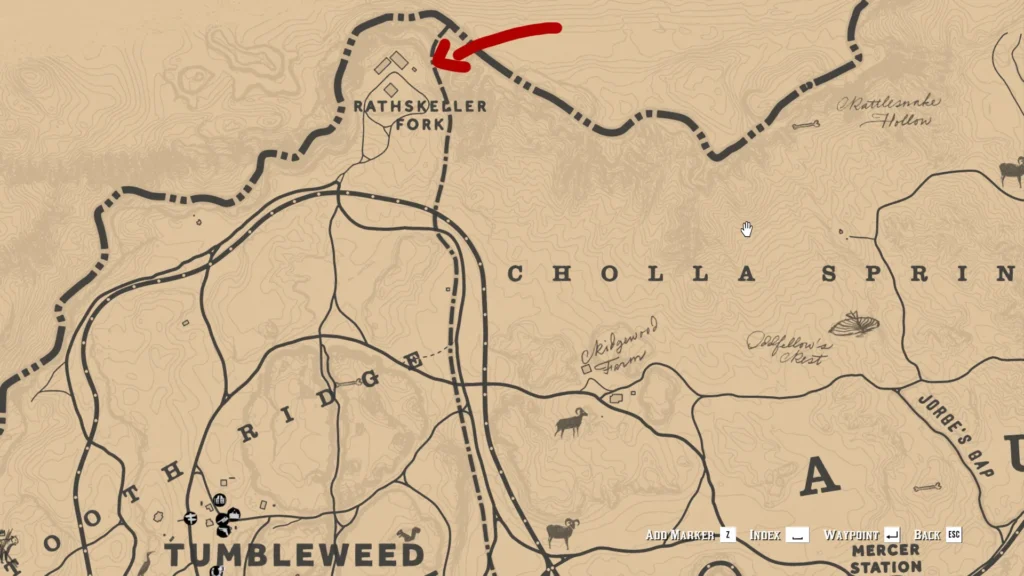 RDR2 Ram Skull Mask Location