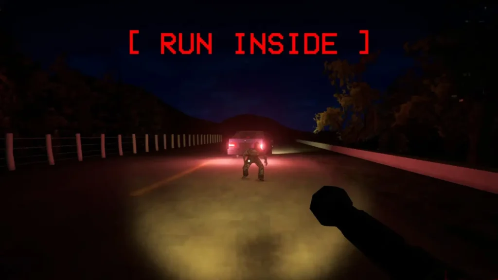 Running from the monster at first night