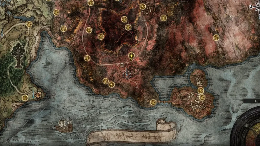Southern Aeonia Golden Seed on the map