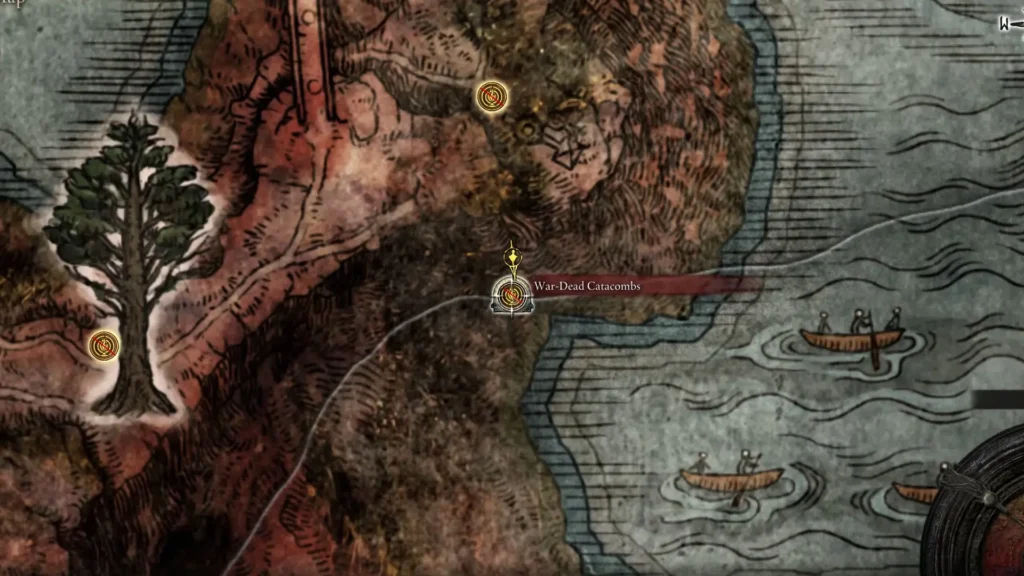 War-Dead Catacombs Golden Seed on the map