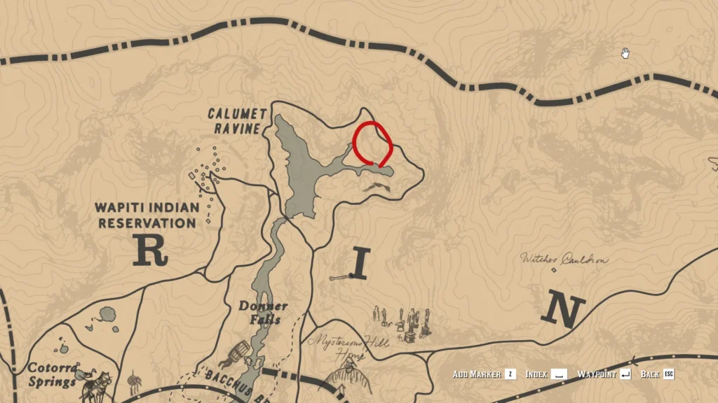 rdr2 Ancient Tomahawk location