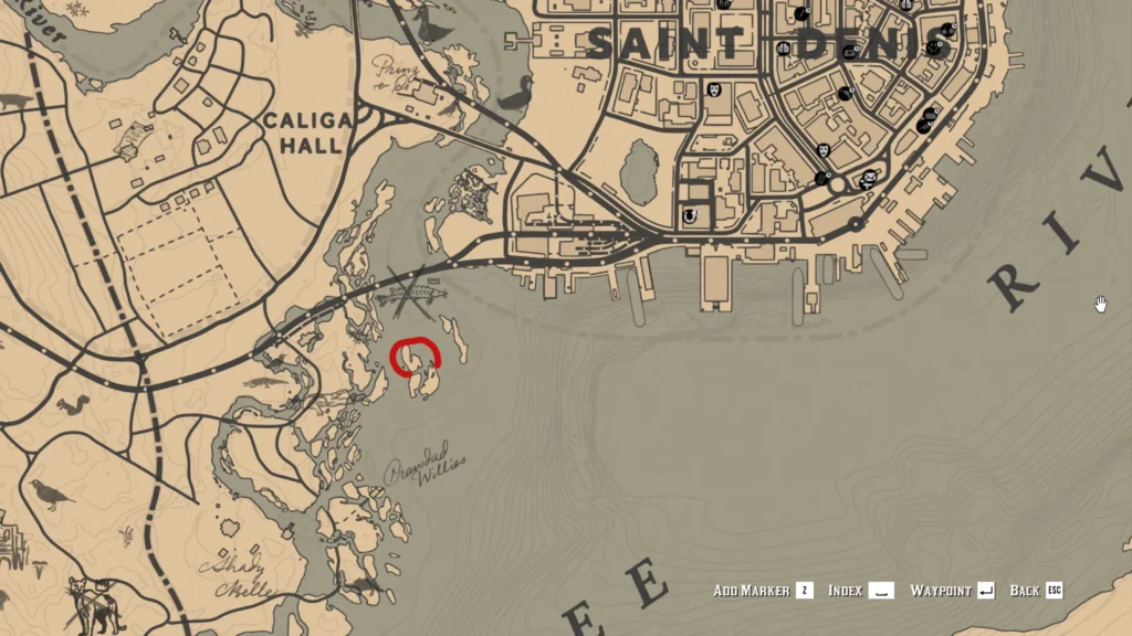rdr2 broken pirate sword location