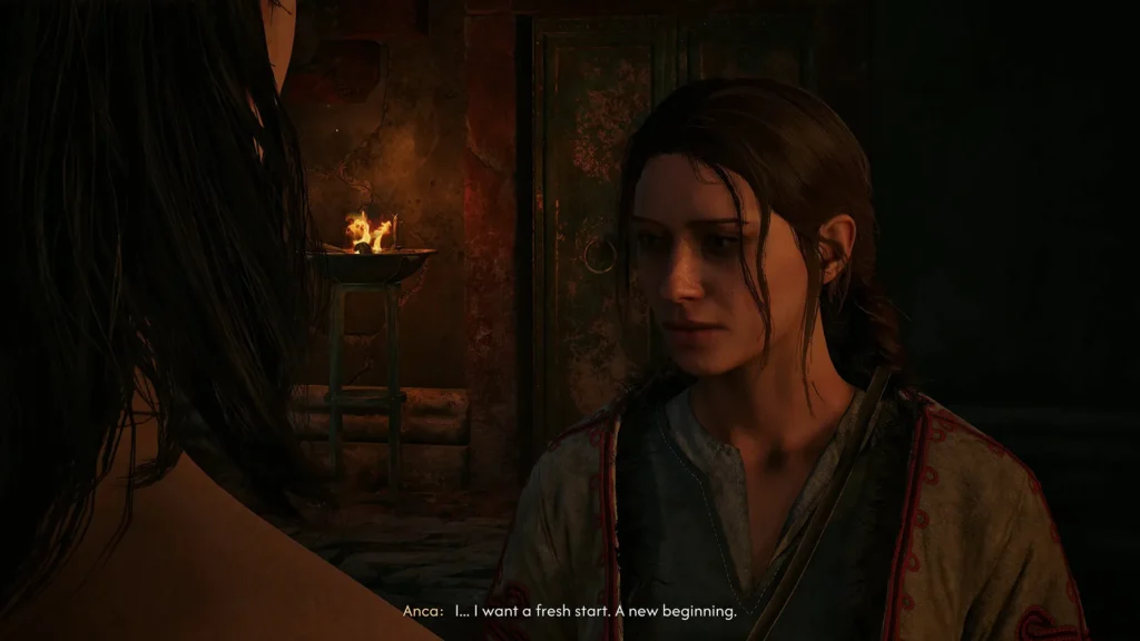 Anca witchcraft and youthful appearance in The Blood of Dawnwalker
