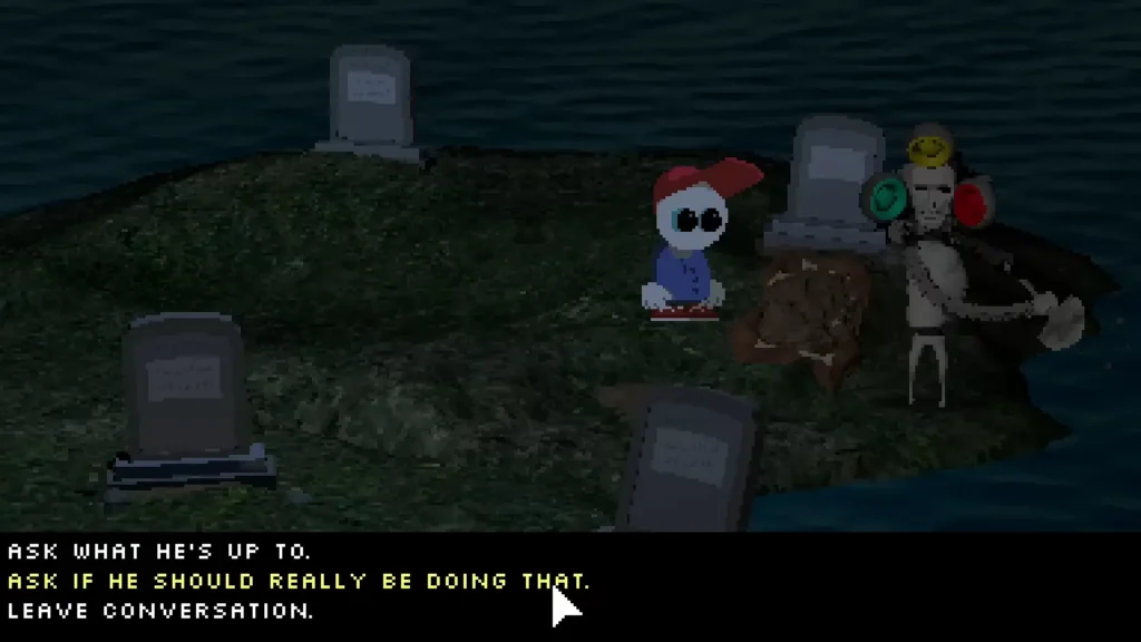 Freelance Surgeon singing Bury or Die in the Endacopia graveyard
