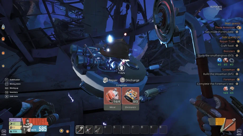 How to Complete the Foreman Test in Breathedge 2