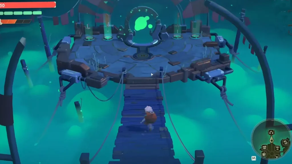 Moonlighter 2 Tresna gameplay and minimap