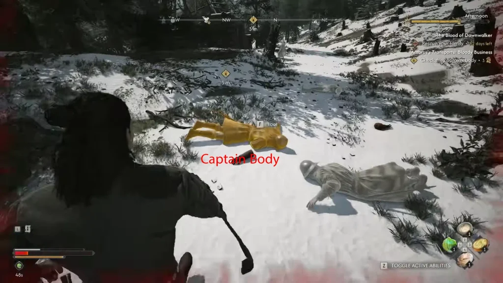 Loot the Captain's Body