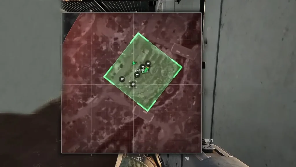 WARDOGS FOB on the map
