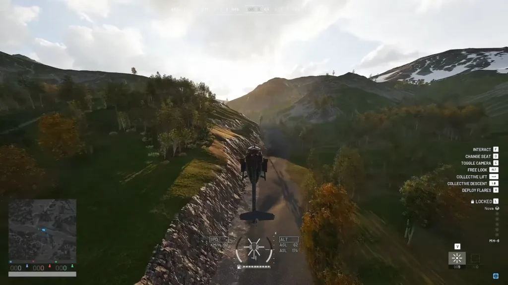 WARDOGS Helicopter Nose Up