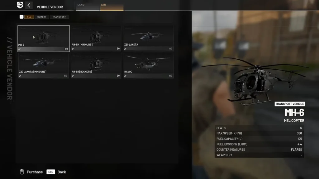 WARDOGS Vehicle vendor